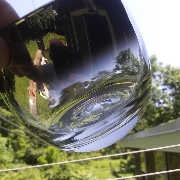 Mid century modern silver fade rolly polly glasses Four glasses set A - Picture 11 of 16